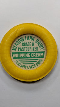 Thumbnail for One of a kind custom MEADOWLARK DAIRY antique milk caps