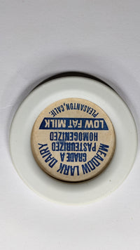 Thumbnail for One of a kind custom MEADOWLARK DAIRY antique milk caps